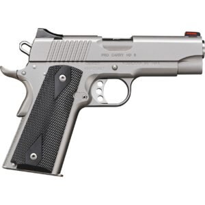 Kimber Pro Carry HD II 38SUP 4″ – Stainless/Silver 4″ Barrel 7+1 Rounds Polymer Grips 3-Dot Sights