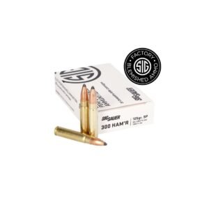 Sig Elite Performance .300 HAMR 125gr Soft Point 200rd Rifle Ammo – 20 Rounds