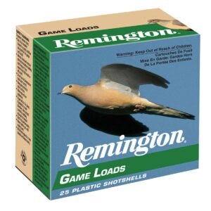 Remington Ammunition 20028 Game Load 12 Gauge 2.75″ 1 oz 6 Shot Shotgun Ammo – 250 Rounds