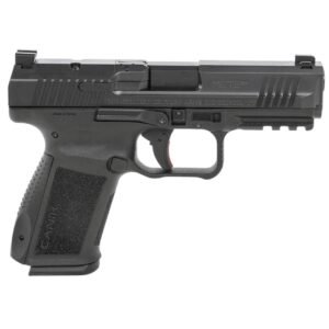 Canik Mete SF Compact 9mm Luger 15+1 4.08″ Black Steel Barrel Black Nitride Optic Ready/Serrated Slide