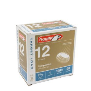 Aguila 1CHB1304 Target Load Competition 12 Gauge 2.75″ 1 oz 7.5 Shot Shotgun Ammo – 25 Rounds