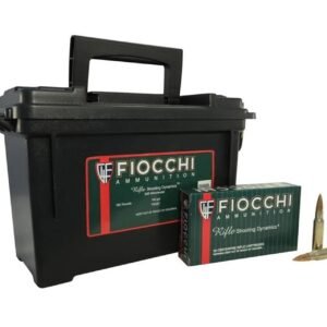 Fiocchi 308FA Shooting Dynamics 308 Win 150 gr FMJBT Rifle Ammo – 180 round case
