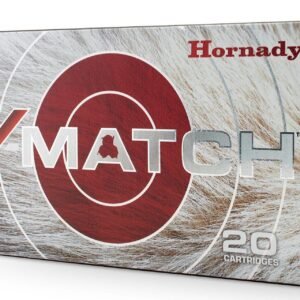 Hornady 81603 Vintage Match 6MM ARC 80 Grain Eld-Vt Brass Cased Rifle Ammunition Rifle Ammo – 200 Rounds
