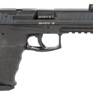 HK 81000625 VP9 Tactical 9mm Luger 17+1 4.70″ Black Steel Threaded Barrel, Black Optic Ready Serrated Slide Polymer Grips Ambidextrous