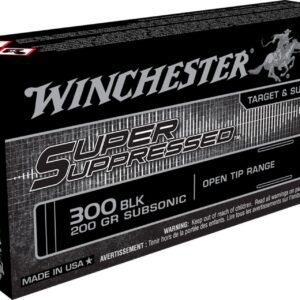 Winchester Super Suppressed Brass .300 AAC Blackout 200 Grain 20-Rounds OTM