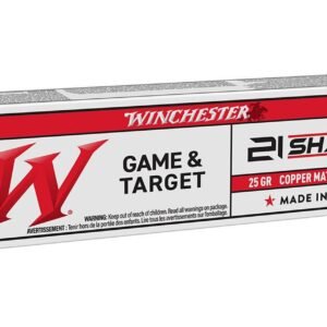 Winchester Ammunition, Game & Target, 21 SHARP, 25 Grain, Copper Matrix Bullet, 100 Round Box