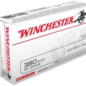 Winchester USA380JHP 380 95Gr JHP Ammo, 50rd