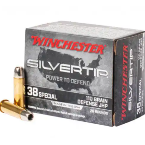Winchester Ammunition Silvertip 38 Special 110 Grain Hollow Point Handgun Ammo – 200 round case