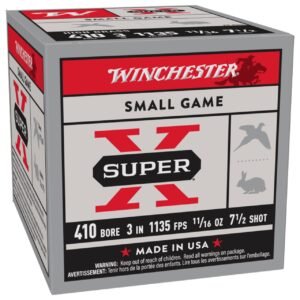 Winchester X4137 Super-X Shotshell 410 Bore 11/16 oz 3in Centerfire Shotgun Ammo, 250 Rounds