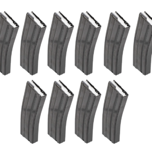 E-Lander 5.56 NATO 30-Round Steel AR-15 Magazine – 10-Pack