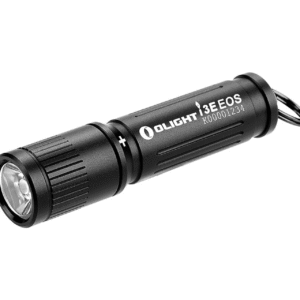 OLight i3E-BK EOS Keychain Flashlight – Black – 90 Lumens