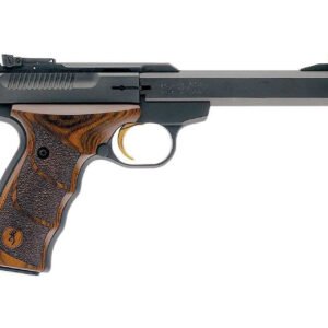 Browning Buck Mark Plus UDX *CA, 22 LR 10+1 5.5″, Matte Black Serrated Slide & Aluminum Frame, Finger Groove Laminate Grip