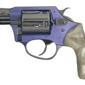 Charter Arms, Chic Lady, Revolver, 38 Spl, 2″ Barrel, Aluminum Frame, Anodized Finish, Lavender and Silver, Pearlite Grips, Fixed Sights, 5 Rds