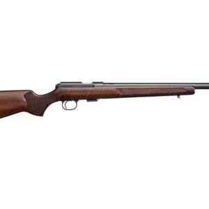 CZ, 457 Varmint, Bolt Action Rifle, 22 LR, 20″ Cold Hammer Forged Barrel, Matte Finish, Black, Wood Stock, 5 Rounds, 1 Magazine, Left Hand