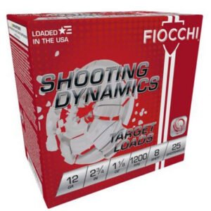 Fiocchi 12SD18H8 12G 2 3/4″ 1 1/8 oz Lead Chill 8 Shot Shot Gun Shells 250rd case