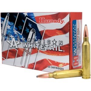 HORNADY 80591 WHITETAIL 7MM REM MAG 139GR Rifle Ammo – 20 Rounds