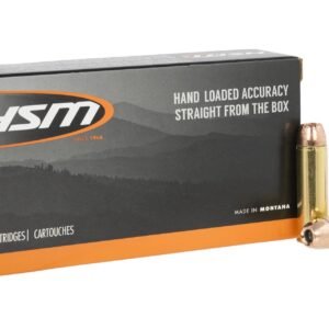 HSM 500SW1N Classic 500 S&W Mag 350 gr Jacketed Hollow Point (JHP) Handgun Ammo – 20 Rounds