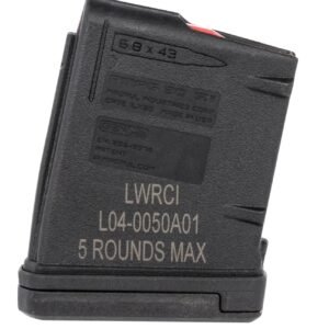 LWRC 200-0123A02 PMAG Black Detachable 5rd 6.8 SPC for LWRC SIX8
