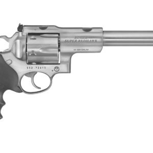 Ruger 5501 Super Redhawk 44 Rem Mag/44 Special 6rd 7.50″ Satin Stainless Steel w/Integral Mount Barrel, Hogue Monogrip