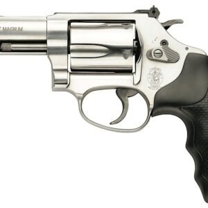 Smith & Wesson 162430 Model 60 357 Mag Stainless Steel 3″ Barrel & 5rd Cylinder, Satin Stainless Steel J-Frame, Exposed Hammer, Polymer Grip