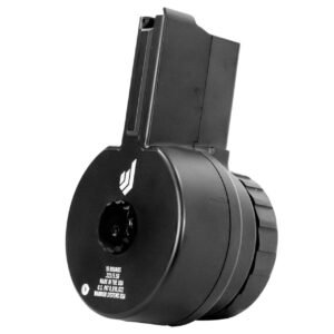 Warrior Systems AR-15 5.56x45mm 10 Round Drum Magazine – Black