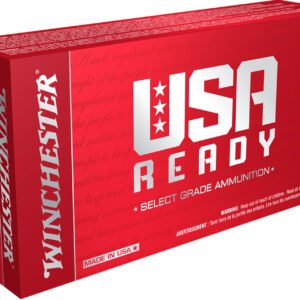 Winchester Ammo RED45 USA Ready 45 ACP 230 gr Full Metal Jacket Flat Nose (FMJFN) Handgun Ammo – 50 Rounds
