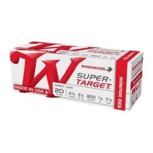 Winchester Ammo TRGT207VP Super-Target Light Target 20 Gauge 2.75″ 1 1/8 oz 7.5 Shot Shotgun Ammo – 100 round