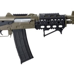 Zastava Zpap85 Ak Pistol 10″ 5.56X45 30rd Semi Auto Buldged Trunnion 1.5mm Receiver Chrome Lined Barrel FDE Cerakote With Night Brake Quad Rail Top Rail Rear Trunnion Rail