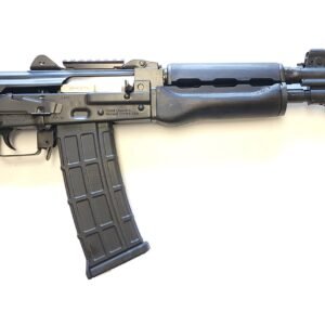 Zastava Zpap85 Ak Pistol 10″ 5.56X45 30rd Semi Auto With Booster Dark Wood Top Rail Rear Rail