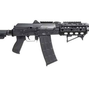 Zastava Zpap85 Ak Pistol 10″ 5.56 30rd Semi Auto With Night Brake Quad Rail Top Rail Rear Rail SB3 Brace Included Angled Foregrip