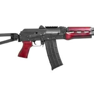 Zastava Zpap85 Pistol 10″ 5.56X45 30rd Semi Auto With Booster Serbian Red Handguards/Pistol Grip Optics Rail And Sb Tactical TF1913 Brace
